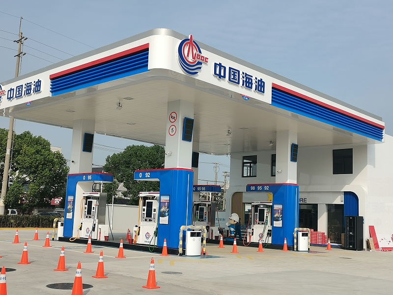 超凡標牌案例賞析：中國海油加油站形象包裝標識產(chǎn)品